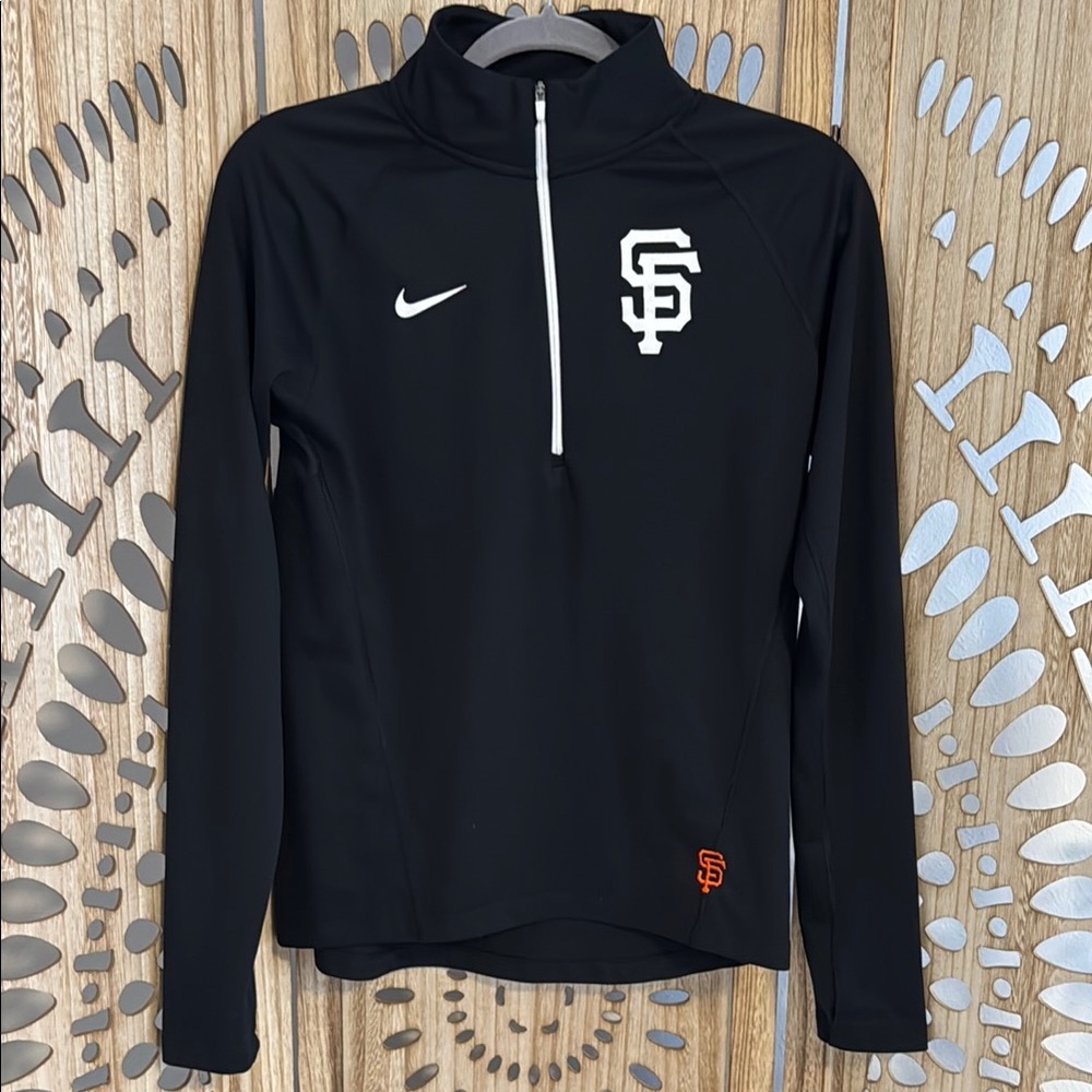 Nike Dri-Fit San Francisco Giants Quarter-Zip Pullover Sz S